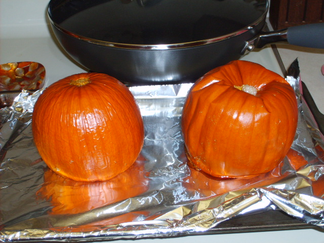 roasting pumpkins